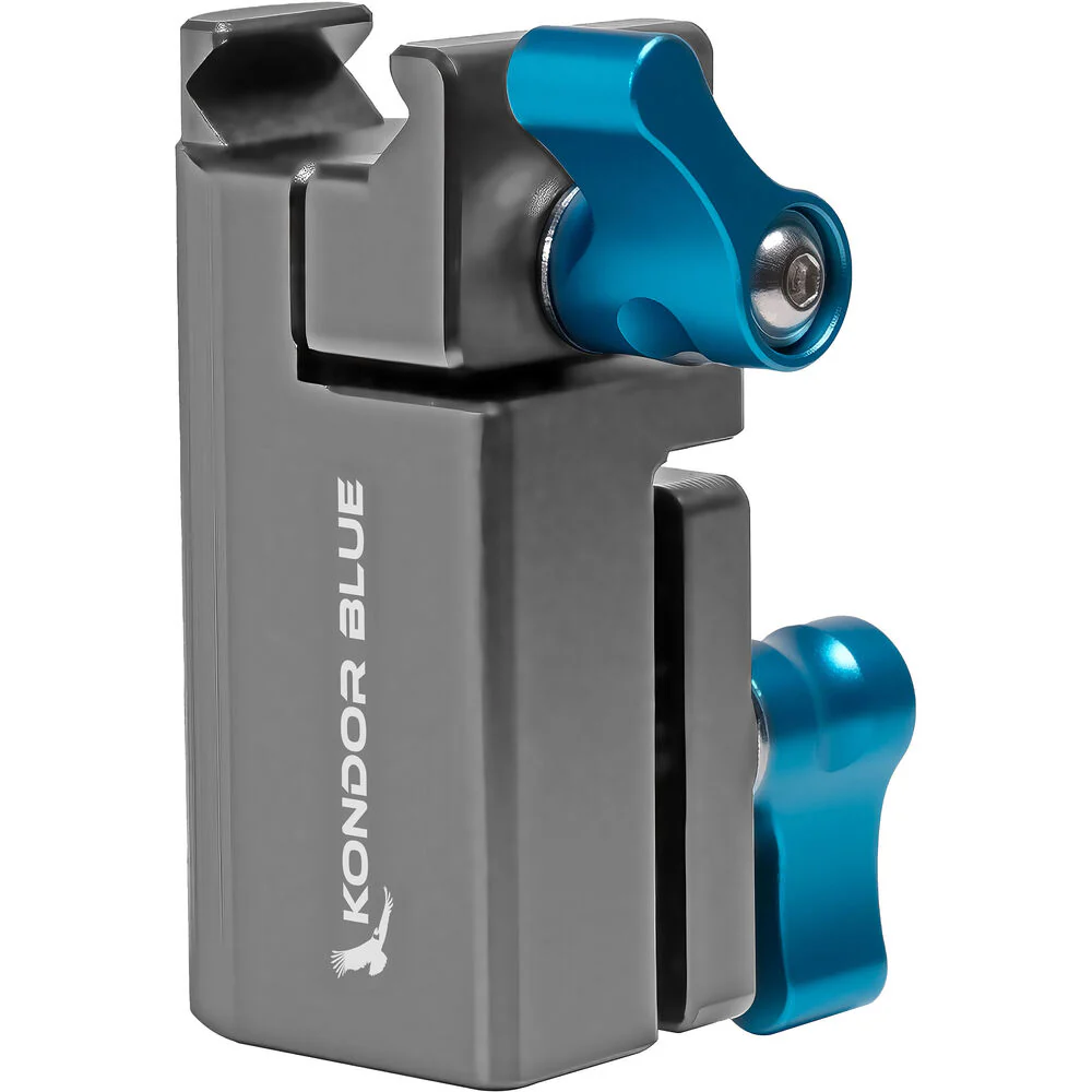 Kondor Blue 5/8" Baby Pin Spigot Receiver to NATO Clamp Adapter - Image 4
