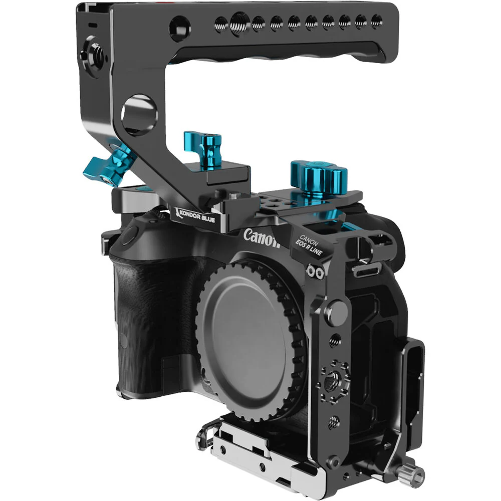 Kondor Blue Arca Cage for Canon R7 with Top Handle - Image 3