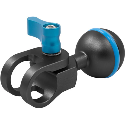 Kondor Blue Ball Head to 15mm Rod Clamp for Magic Arms (Raven Black) - Image 2
