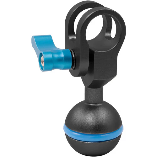 Kondor Blue Ball Head to 15mm Rod Clamp for Magic Arms (Raven Black) - Image 3