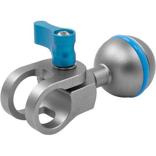Kondor Blue Ball Head to 15mm Rod Clamp for Magic Arms (Space Gray) - Image 2