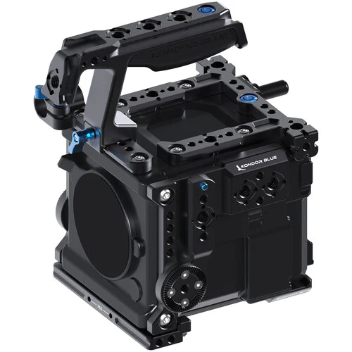 Kondor Blue RED V-RAPTOR Cage with Top Handle (Raven Black) - Image 3