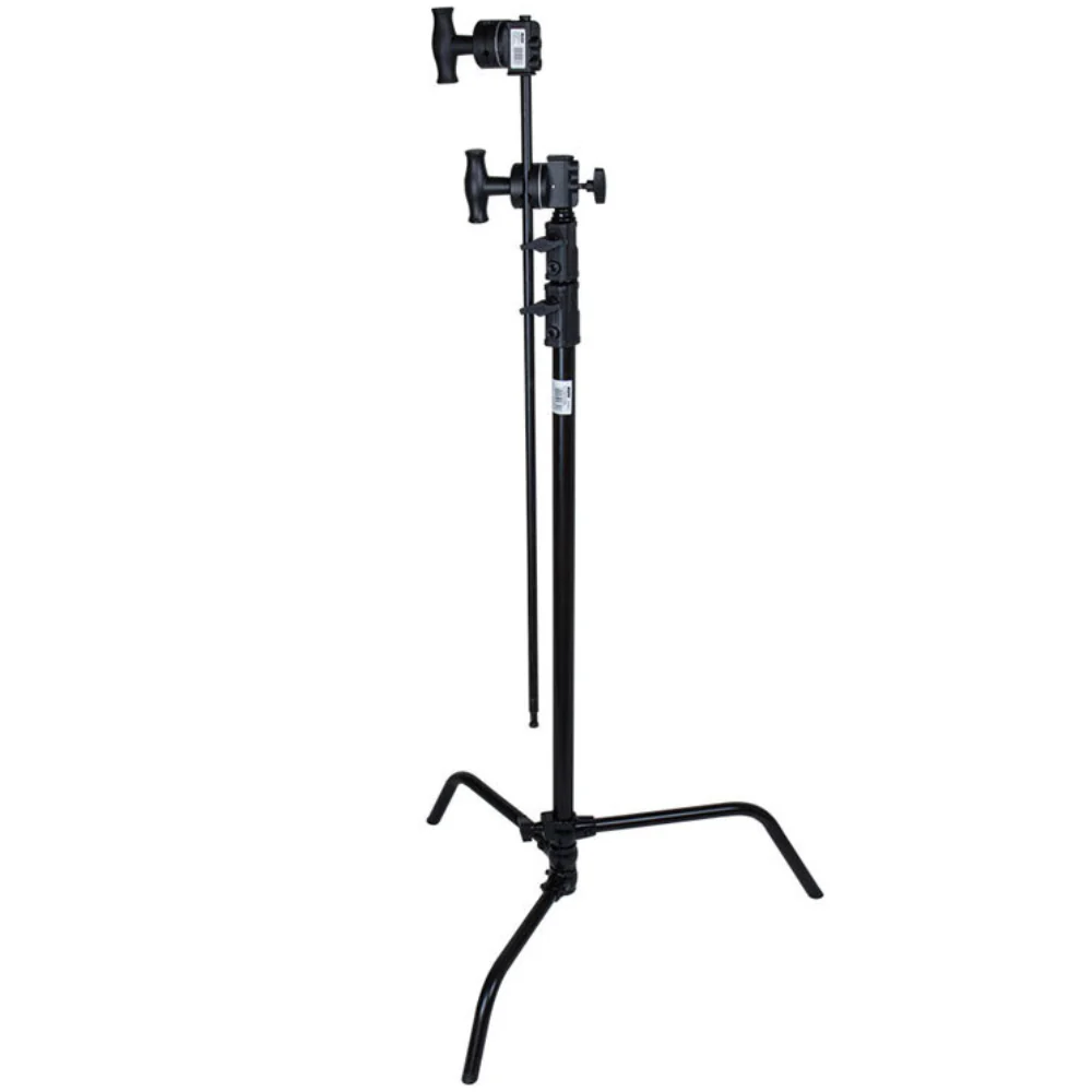 Kupo CL-40MKB 40" Black C-Stand Kit with Sliding Leg & Quick Release, Including Grip and Arm