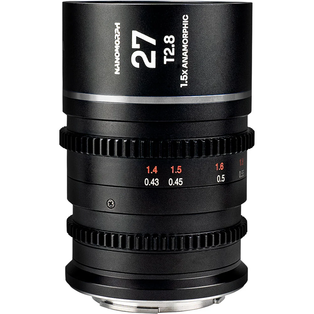 Laowa Nanomorph 27mm T2.8 1.5X S35 (Silver) - (Cine) Arri PL (Default) + EF Lens