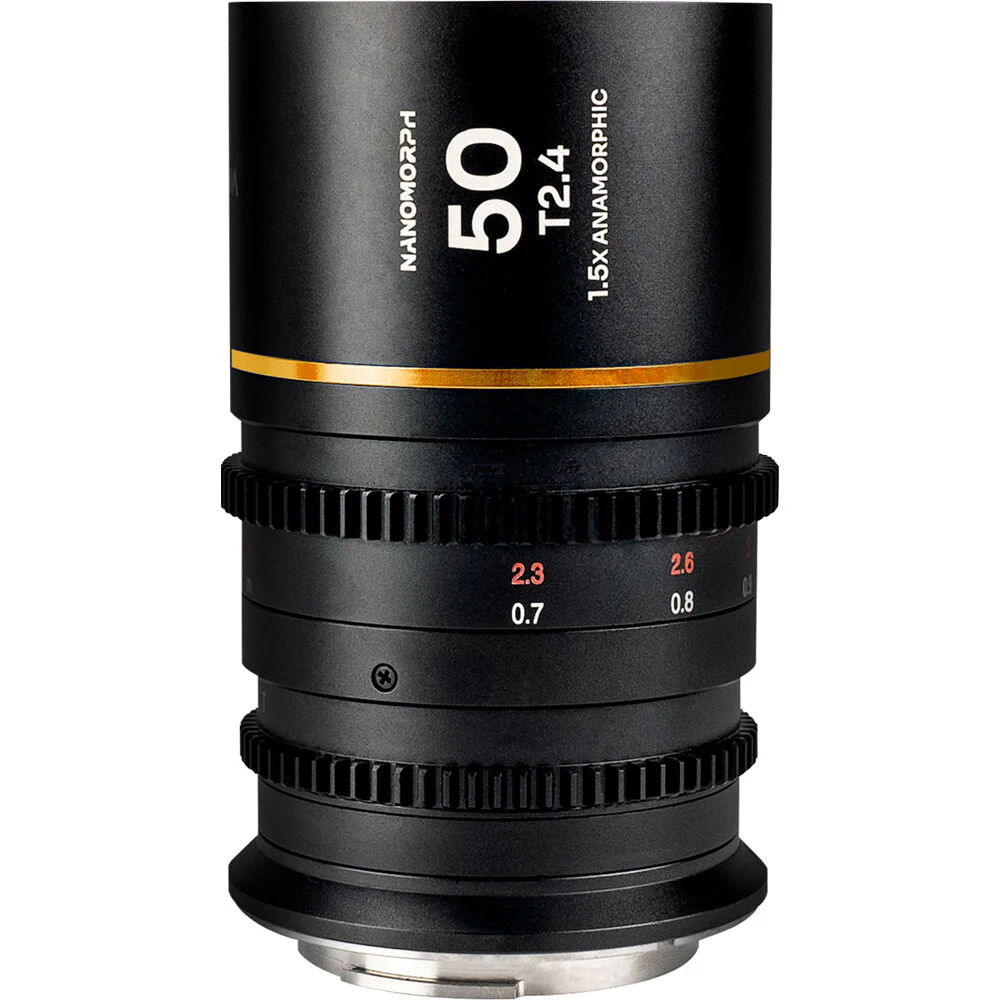 Laowa Nanomorph 50mm T2.4 1.5X S35 (Amber) - (Cine) DL Lens