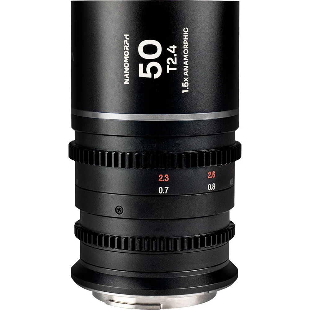 Laowa Nanomorph 50mm T2.4 1.5X S35 (Silver) - (Cine) Arri PL (Default) + EF Lens