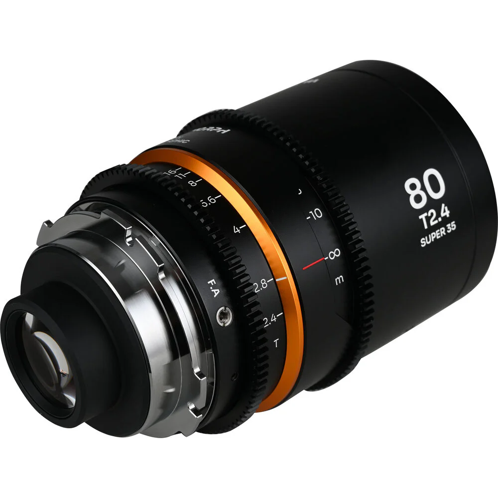 Laowa Nanomorph 80mm T2.4 1.5X S35 (Amber) - (Cine) Lens - Image 2