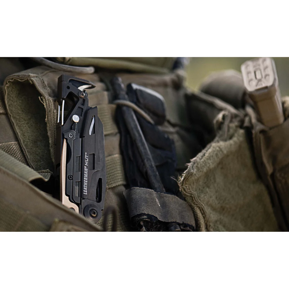 Leatherman MUT (Military Utility Tool) Heavy Duty Black Oxide Multi-Tool with MOLLE Black Sheath - Image 6