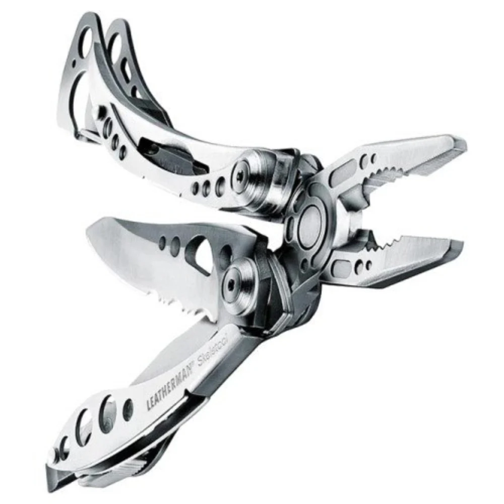 Leatherman Skeletool Lightweight Multi-Tool with Clip 420HC S/S Combo Blade - Silver - Peg - Image 2