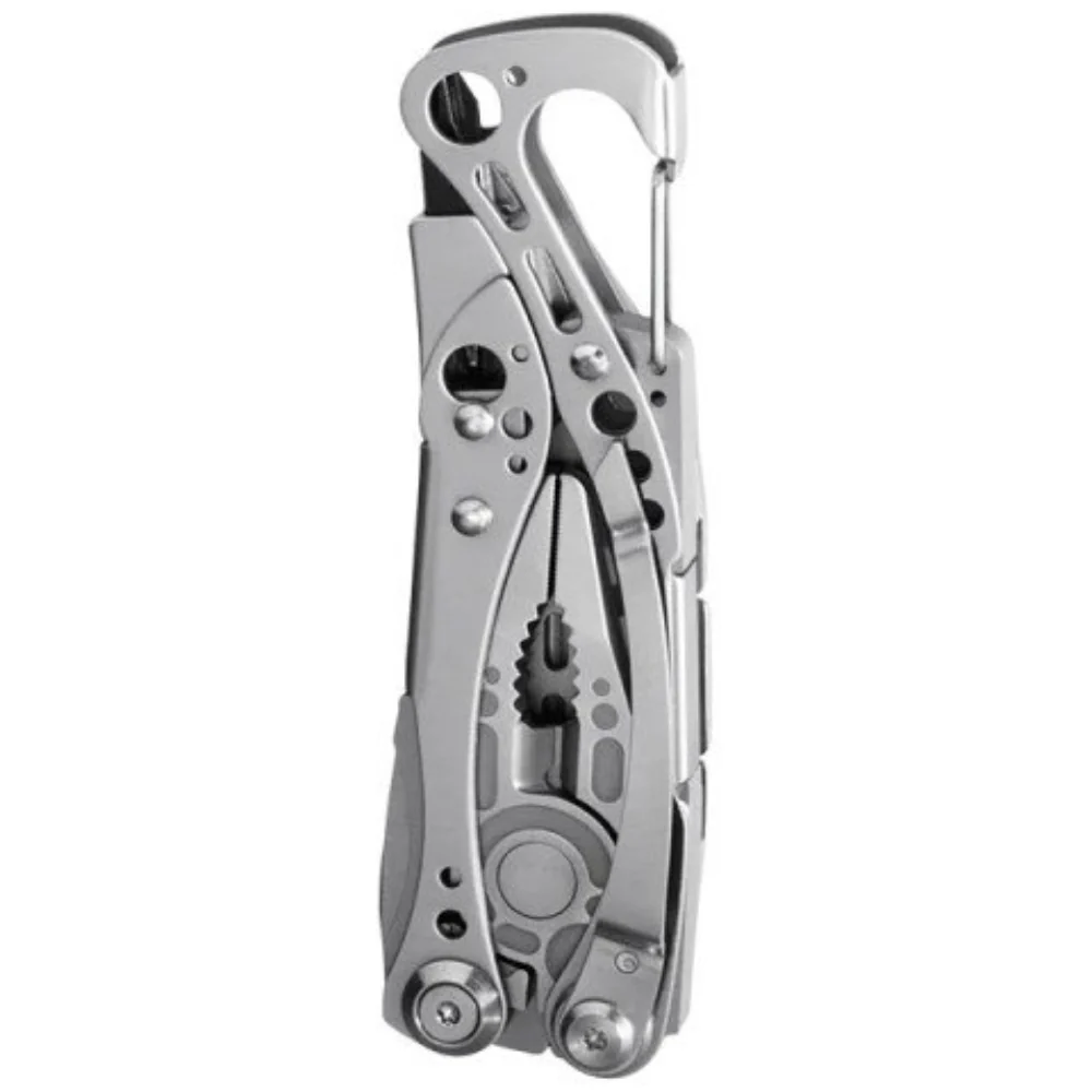 Leatherman Skeletool Lightweight Multi-Tool with Clip 420HC S/S Combo Blade - Silver - Peg - Image 3