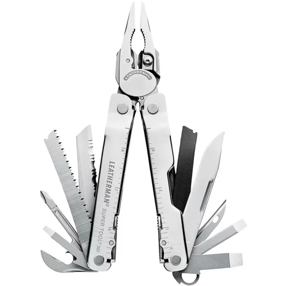 Leatherman Supertool 300 Heavy Duty Multi-Tool 420HC S/S Blades with Nylon Button Sheath - Peg