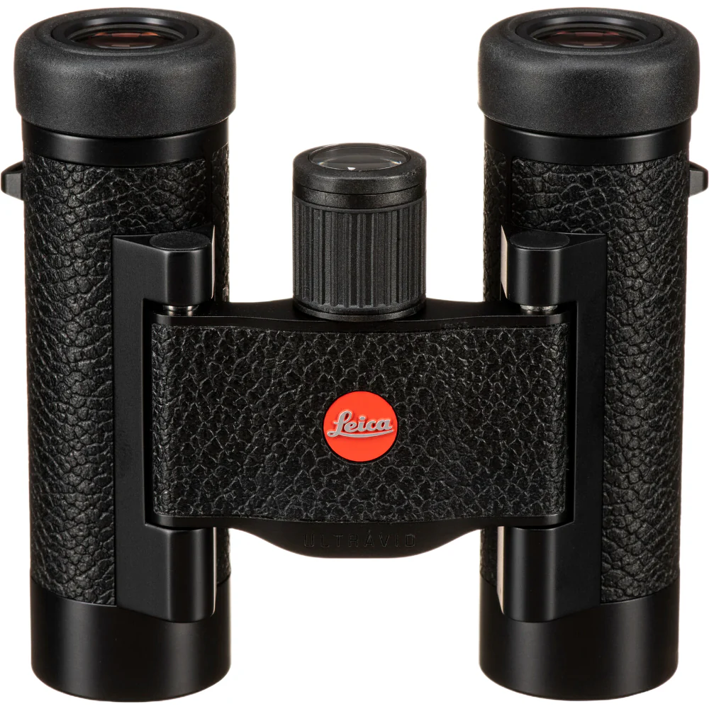 Leica 8x20 Ultravid Blackline Binoculars (Black with Black Leather) - Image 2