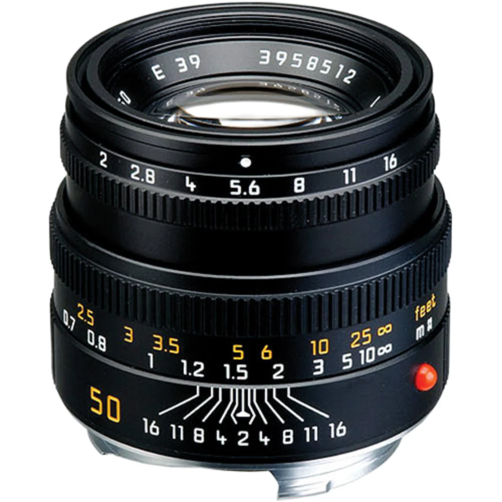 Leica Summicron-M 50mm f/2 Lens (Black Anodised) - Image 2