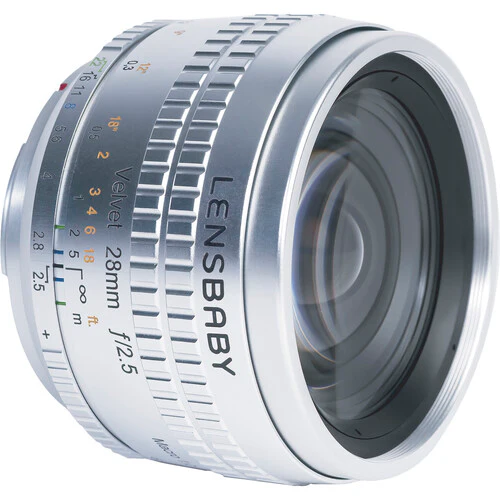 Lensbaby Velvet 28mm f/2.5 Lens for Sony E (Silver) - Image 4