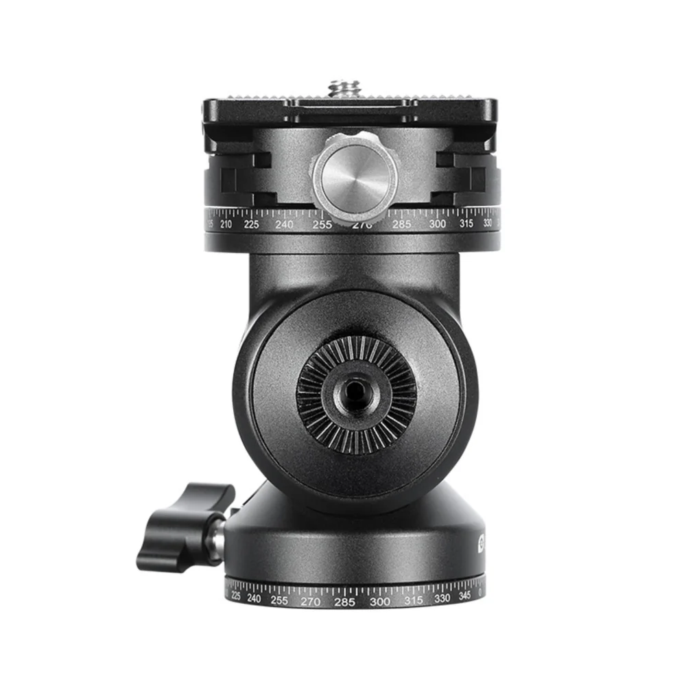 Leofoto BV-1R 48mm Base Fluid Video Head with Panning Clamp and Arca NP-50 Plate