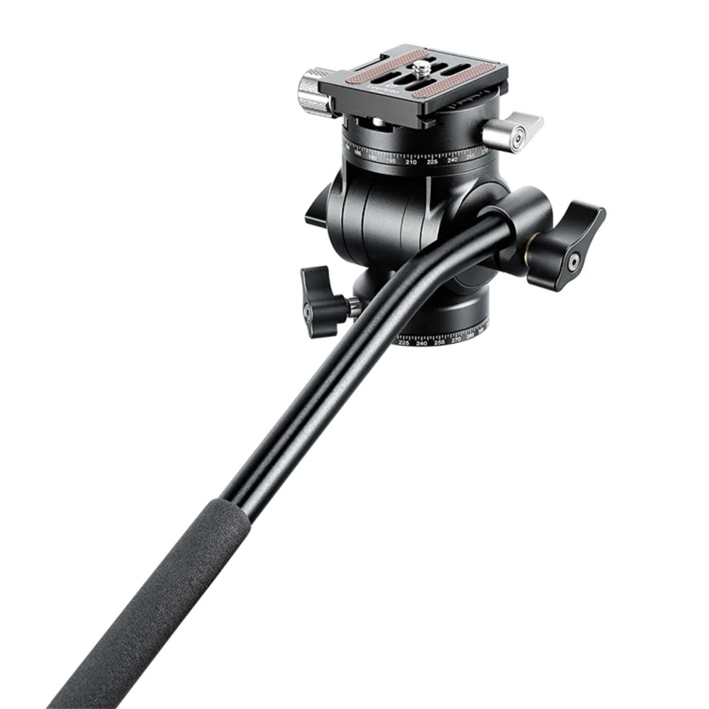 Leofoto BV-1R 48mm Base Fluid Video Head with Panning Clamp and Arca NP-50 Plate - Image 5