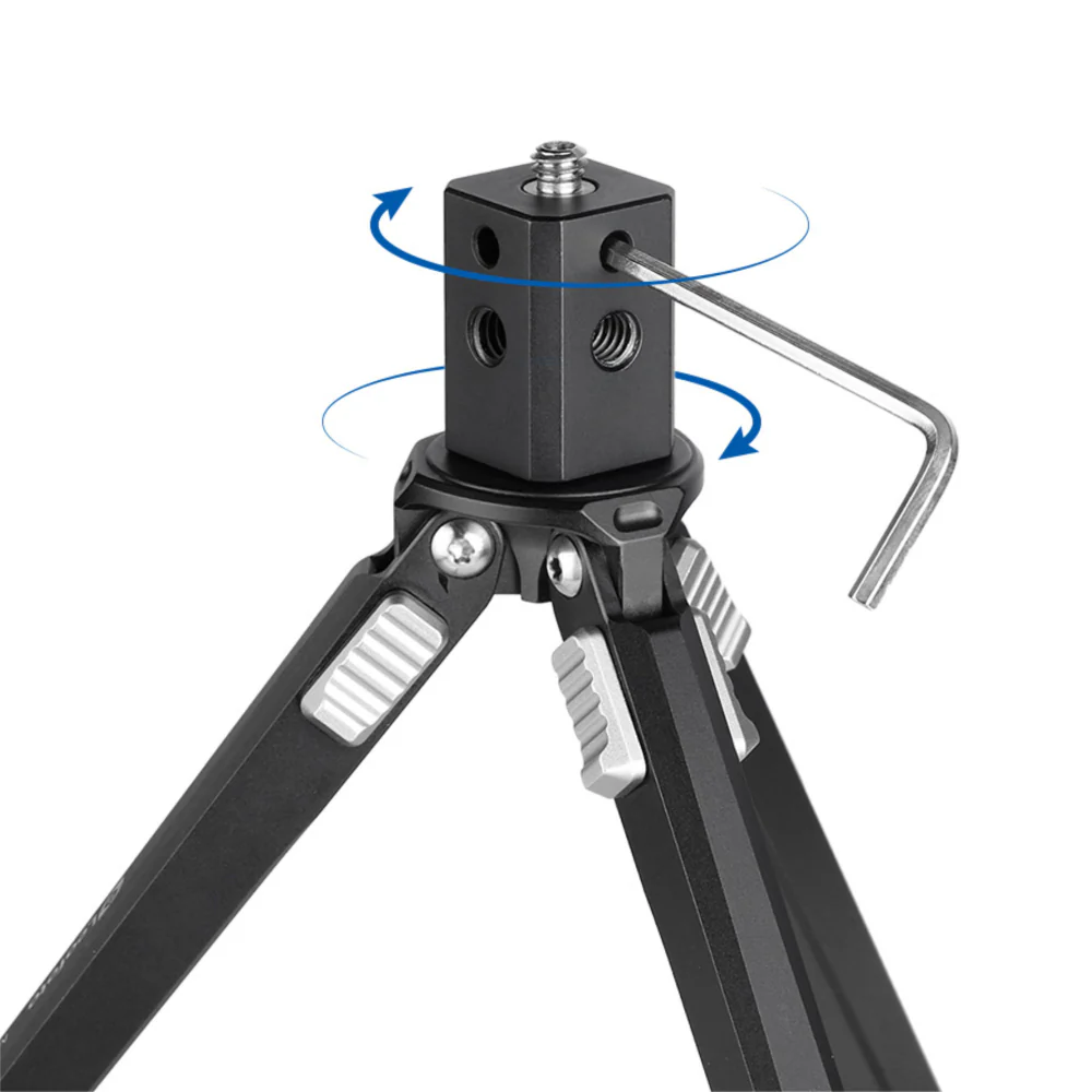 Leofoto CF-8 Accessory Mounting Adapter with 5 x 1/4" Threads - Image 3