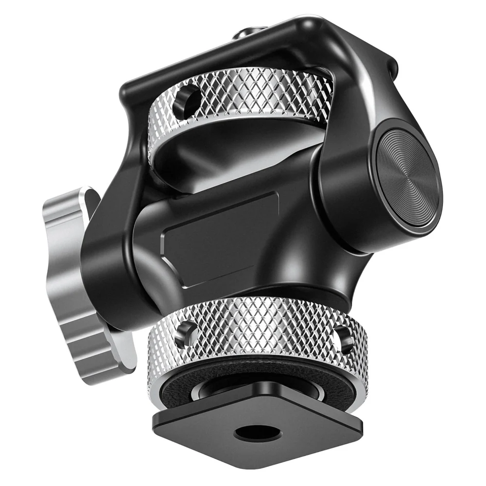 Leofoto FM-04 Monitor Mount with Cold Shoe Mount - Image 4