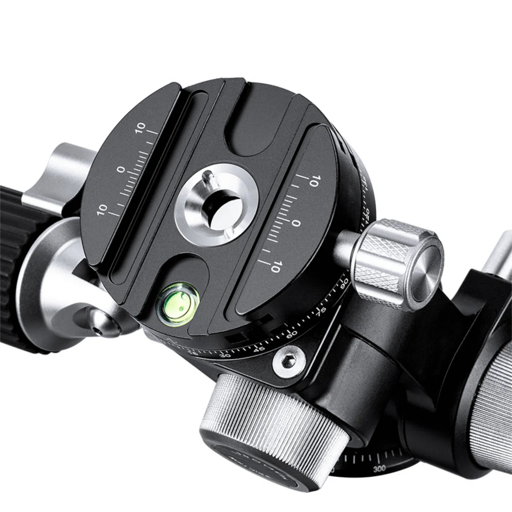 Leofoto FW-01R Pan and Tilt Head with RH-2L Panning Clamp and NP-60 Plate - Image 8