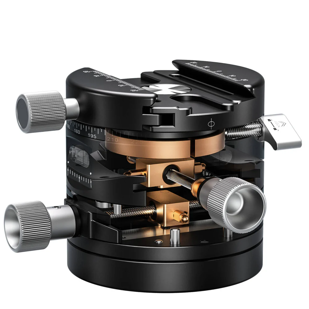 Leofoto G20 3D Geared Head with QP-70N Plate - Image 2
