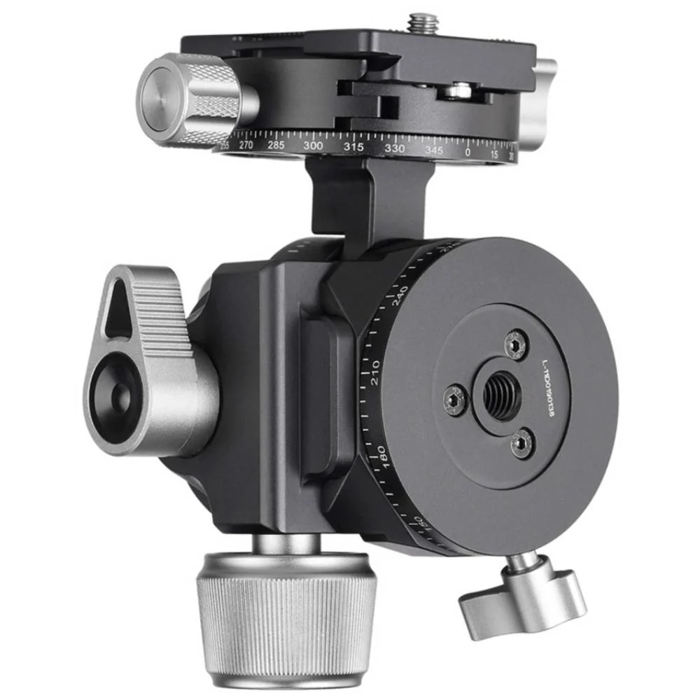 Leofoto G4 60mm 3-Axis Geared Head with NP-60 Plate - Image 3