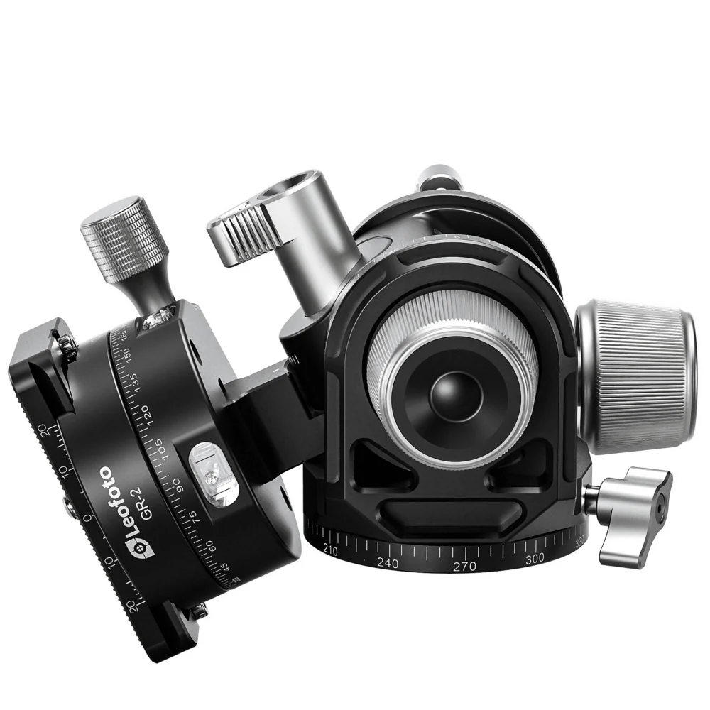 Leofoto G4 Pro 60mm 3-Axis Geared Head with GR-2 Geared Panning Clamp - Image 3