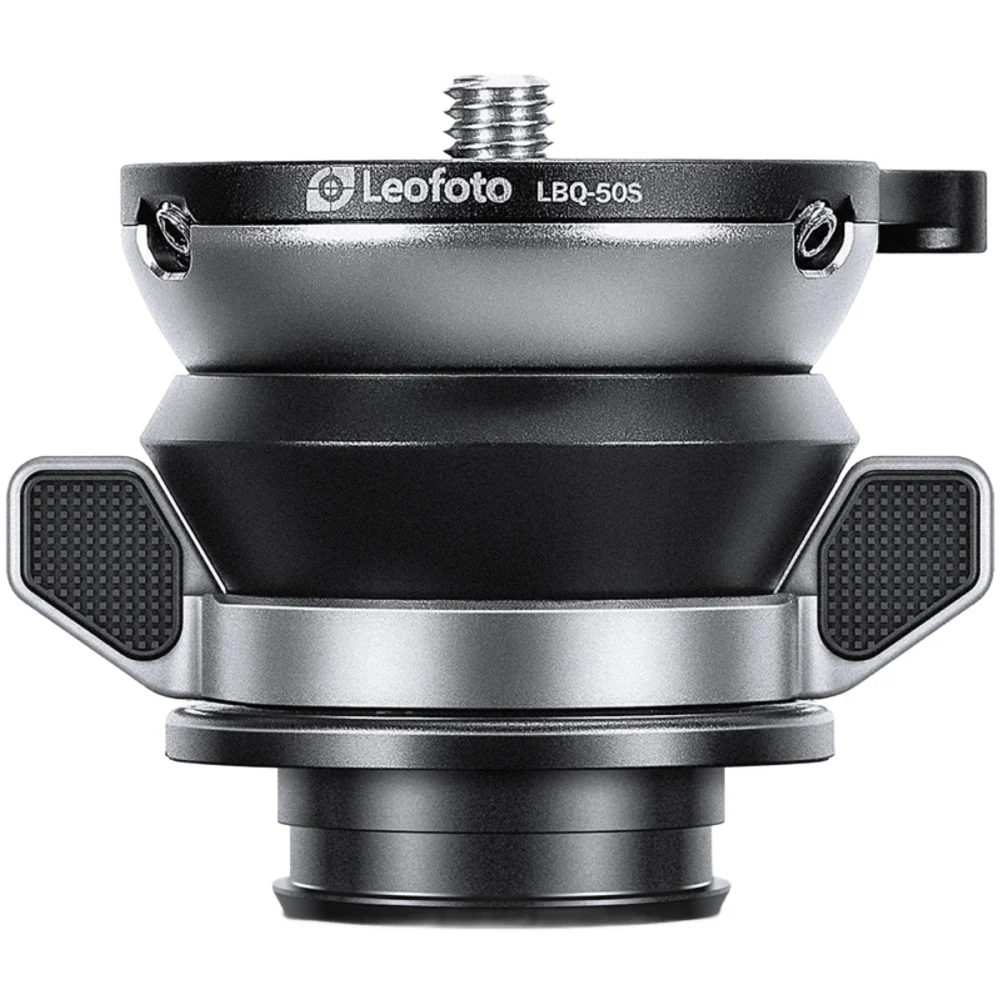 Leofoto LBQ-50S Black 55mm Levelling Base for LQ-284 and LG-284 Tripods - Image 2