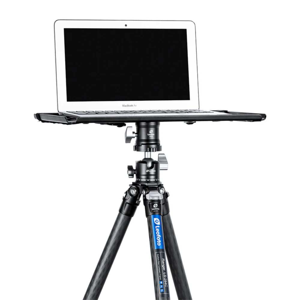 Leofoto LCH-2 Laptop Tray with Arca Base & 1/4, 3/8 Thread Spigot - Image 4