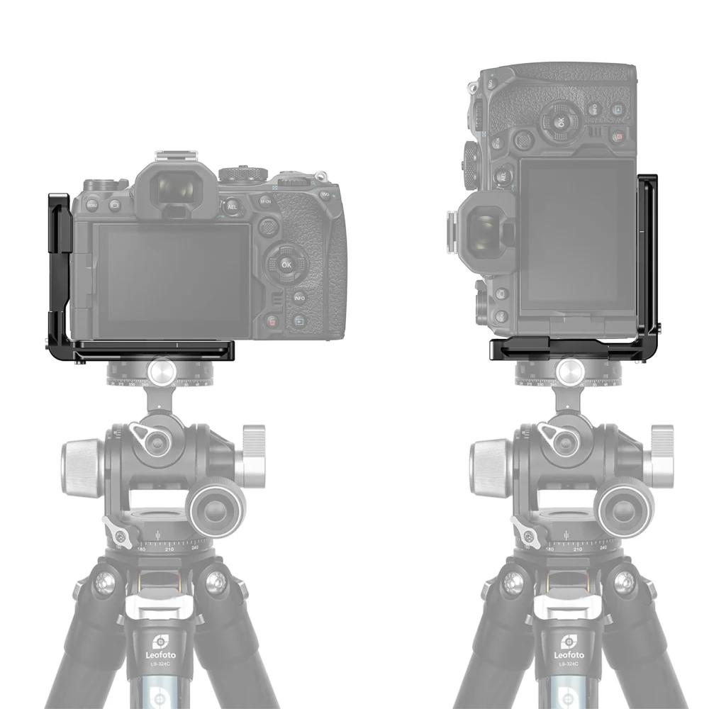 Leofoto LPO-OM-1 L-Bracket for Olympus OM-1 - Image 5