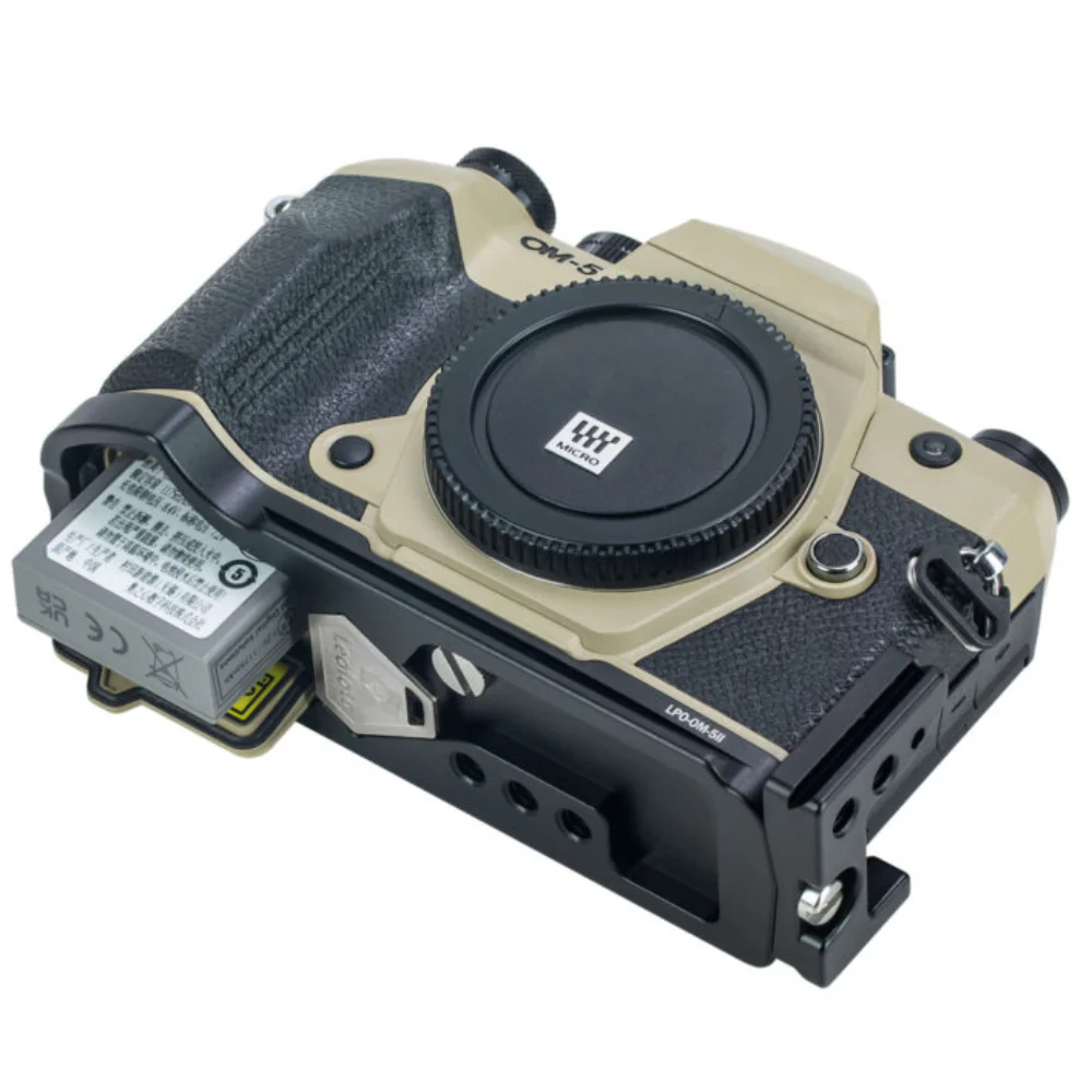 Leofoto LPO-OM-5II L-Bracket for Olympus OM-5II - Image 6