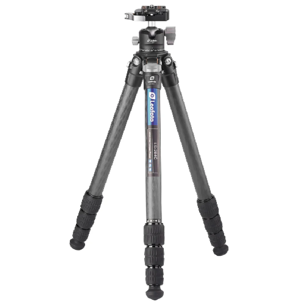 Leofoto LS-284C Ranger Series 4 Section Carbon Fibre Tripod with LH-30LR Ball Head