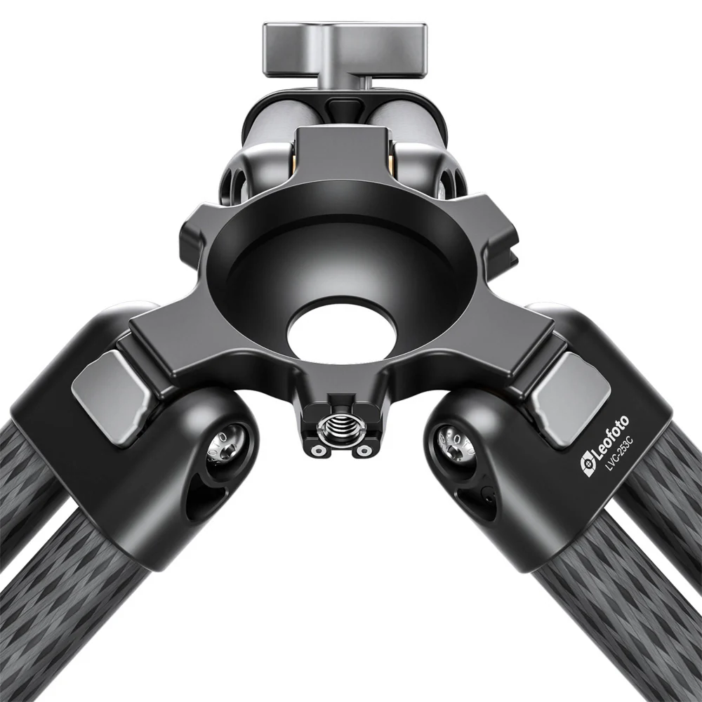 Leofoto LVC-253C Cinematic Video Series 3 Section Tripod with BV-15 Video Head - Image 6