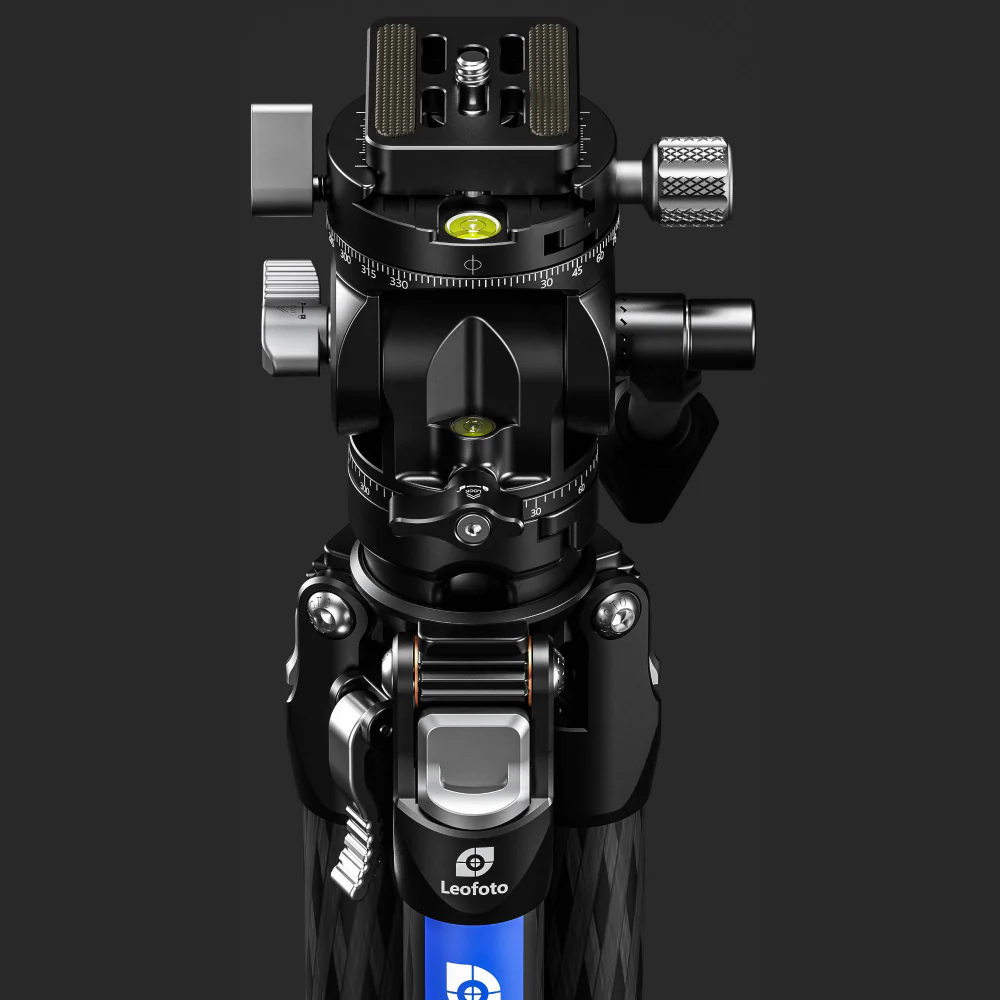 Leofoto LY-265CV Mr.Y Series Carbon Fibre Tripod with Inverted Ball Head + Video Head - Image 14