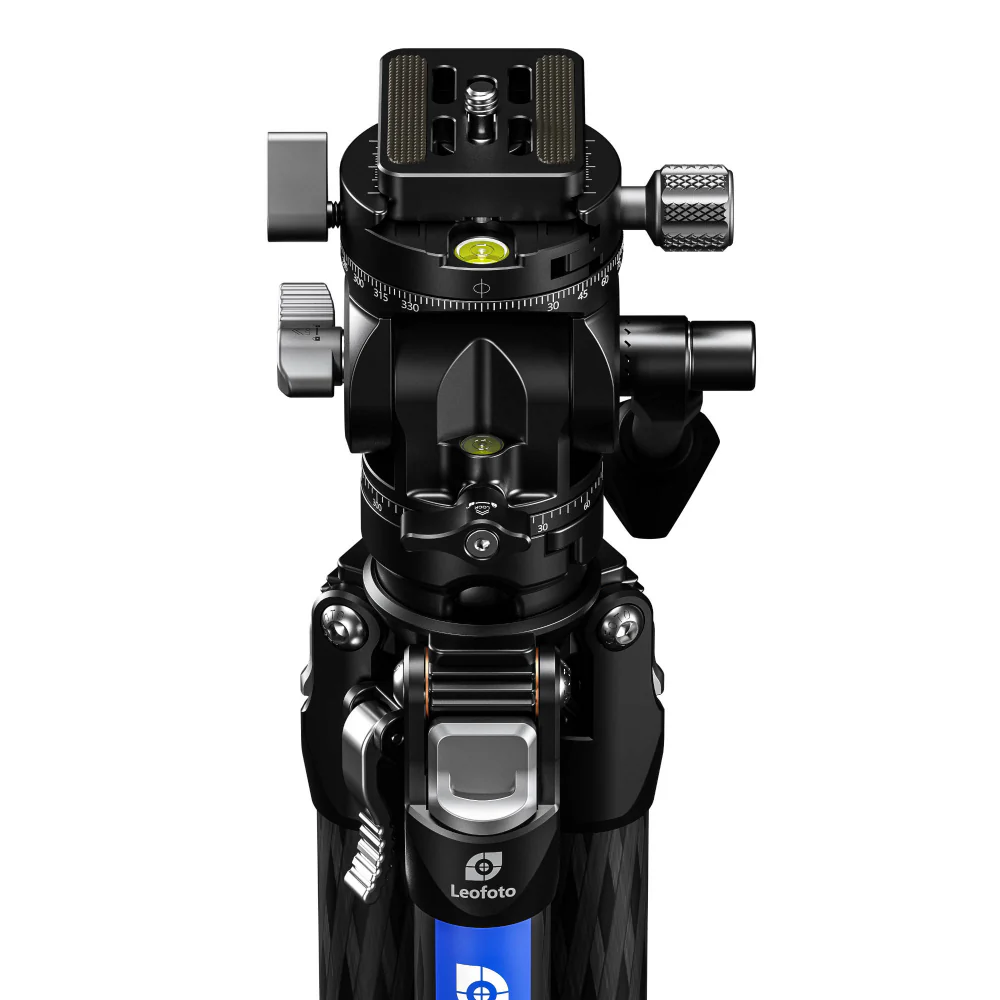 Leofoto LY-265CV Mr.Y Series Carbon Fibre Tripod with Inverted Ball Head + Video Head - Image 4