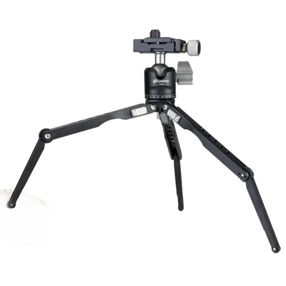 Leofoto MT-03 2 Mini Table Top 2 Section Tripod with LH-25 Ball Head - Image 5