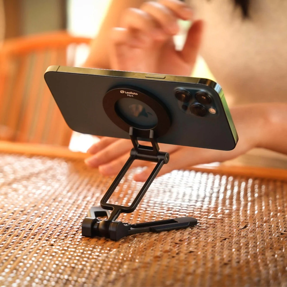 Leofoto PS-5 Magnetic Foldable Phone Stand - Image 11