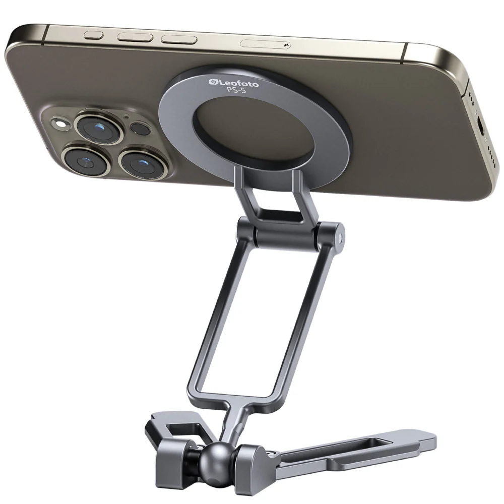 Leofoto PS-5 Magnetic Foldable Phone Stand - Image 5