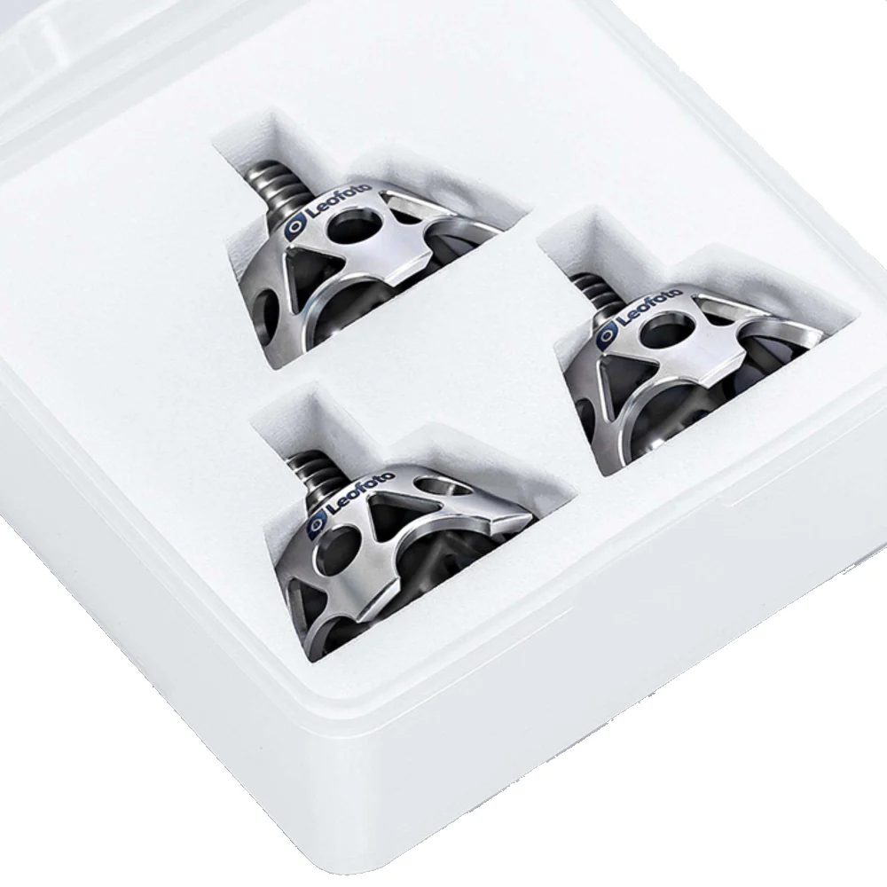 Leofoto TF-02 Titanium Tripod Claws for 3/8" Threaded Tripod Legs - Image 3
