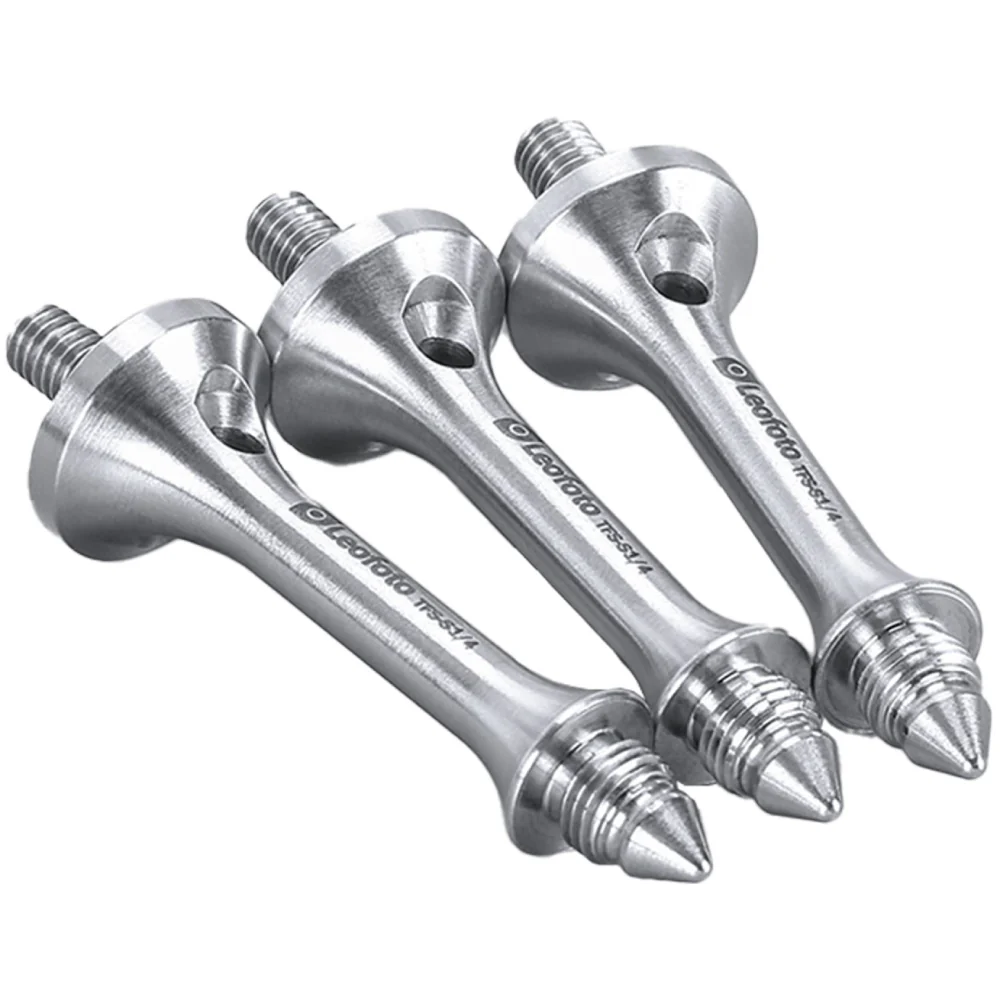 Leofoto TFS-S1/4 81mm Long Tripod Spikes for 1/4" Threaded Tripod Legs