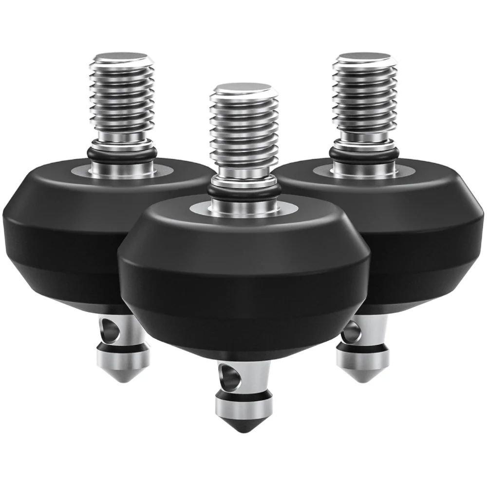 Leofoto TFV Tripod Rubber Feet with Retractable Spikes for 3/8" Threaded Legs