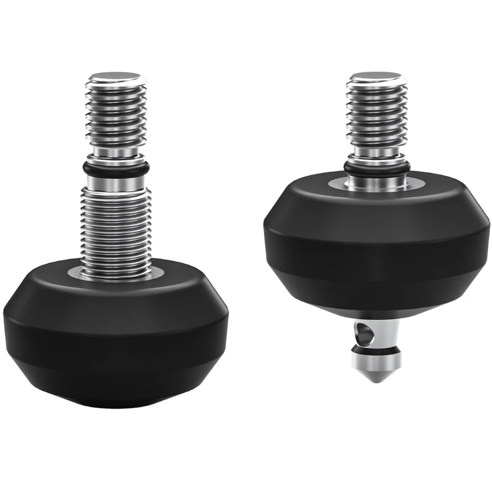 Leofoto TFV Tripod Rubber Feet with Retractable Spikes for 3/8" Threaded Legs - Image 2