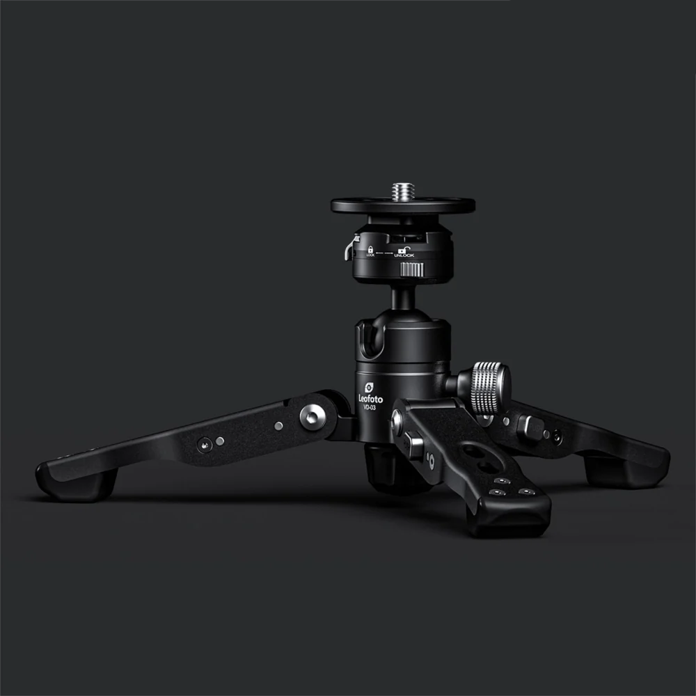 Leofoto VD-03 Universal Support Stand with Quick Release for Monopods - Image 2