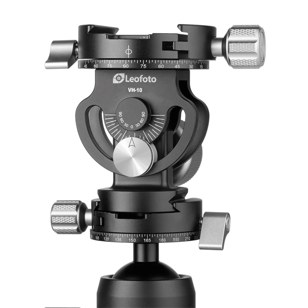 Leofoto VH-10 2-Way Monopod Head with Panning Clamp and BPL-50N Plate - Image 2