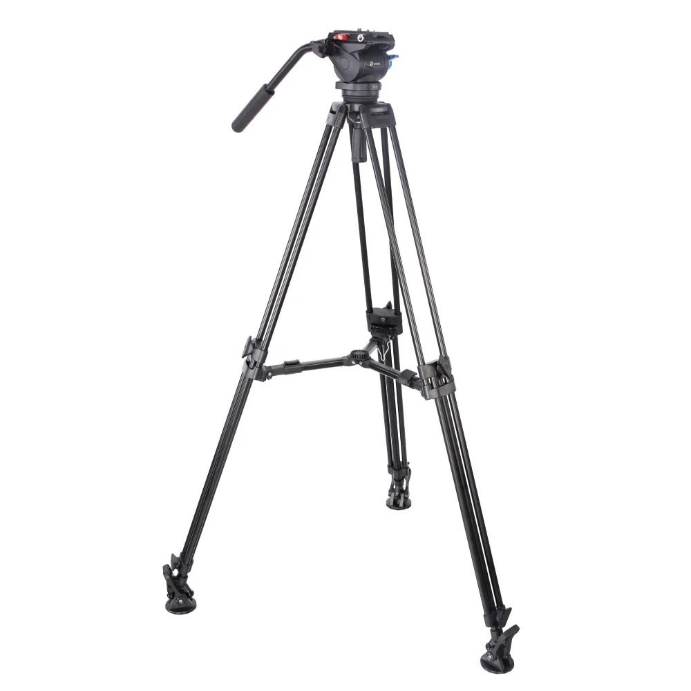 Leofoto VT-20 Video Tripod + LF-75 75mm Video Fluid Head - Image 2