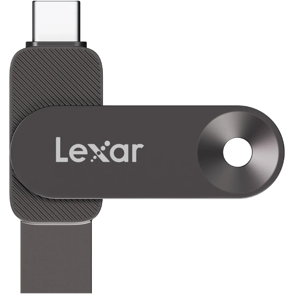 Lexar 128GB JumpDrive Solid State Dual Drive D500 USB 3.2 - Image 2