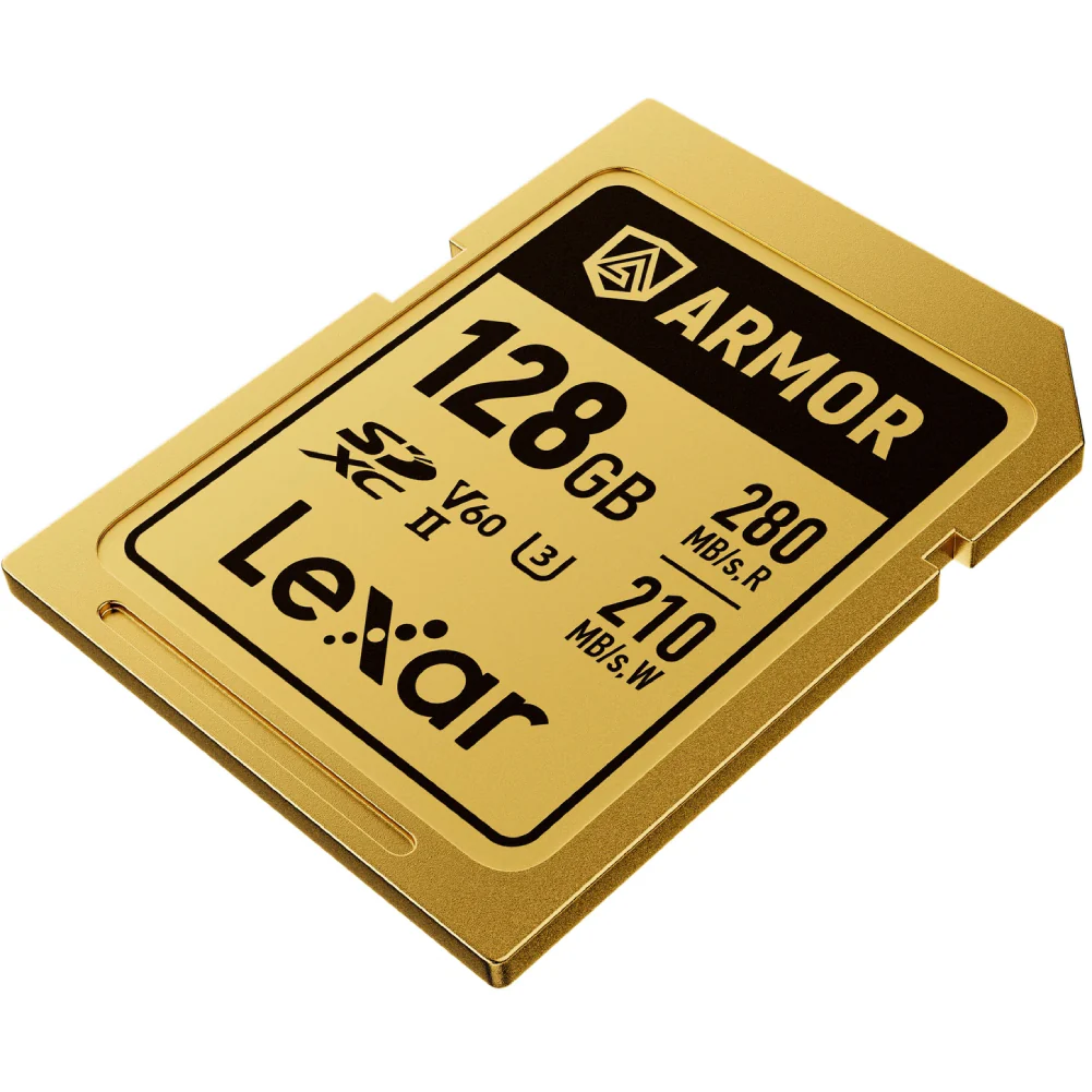 Lexar Armor Gold 128GB SDXC UHS-II 280MB/s Memory Card - V60 - Image 4