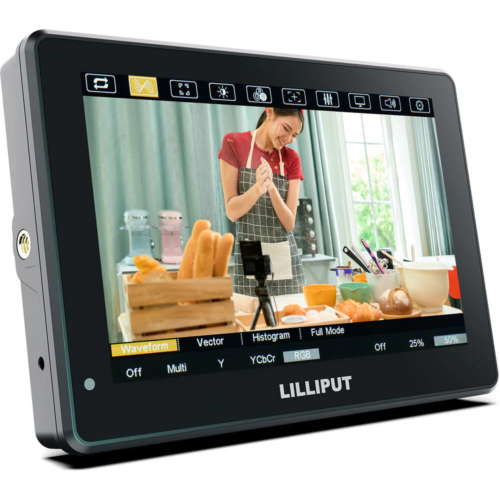 Lilliput HT7S 7" On-Camera Control Monitor with LANC Camera Control - Image 4