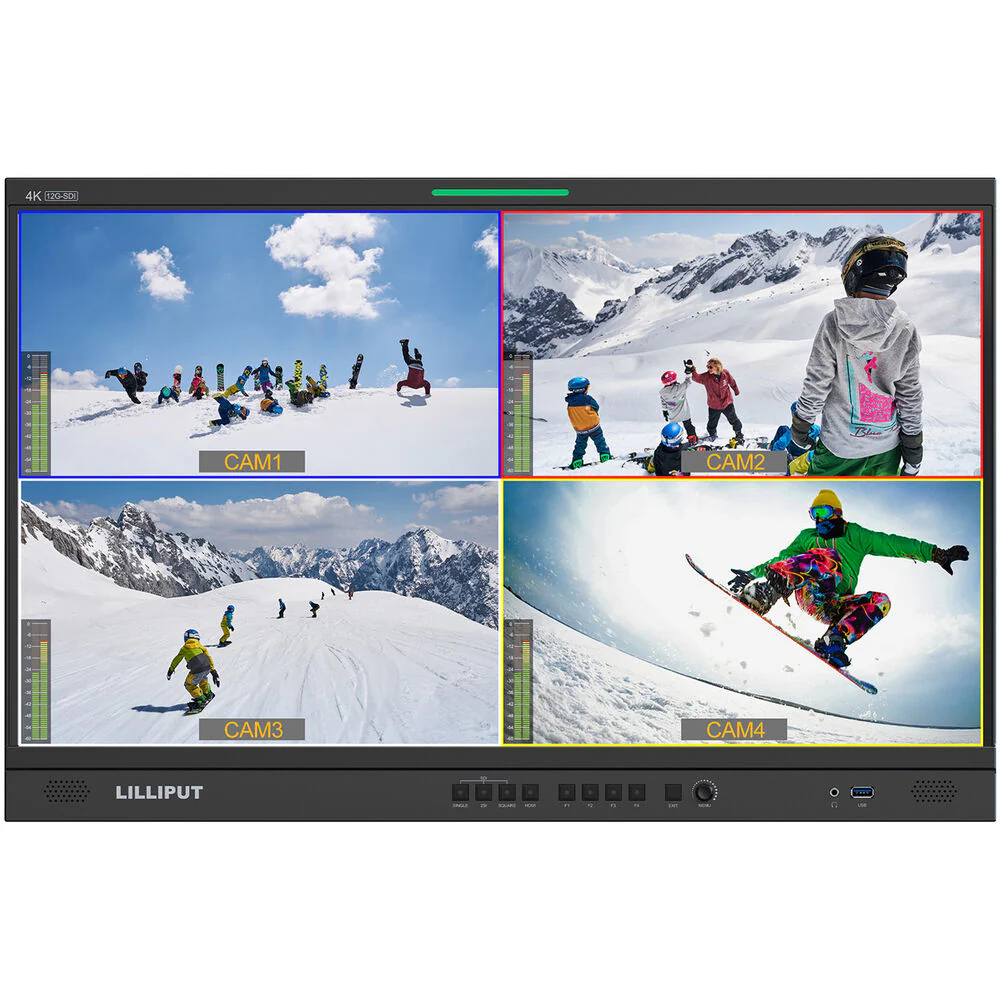 Lilliput Q28 28" 12G-SDI Professional Production Studio Monitor (V-Mount) - Image 4