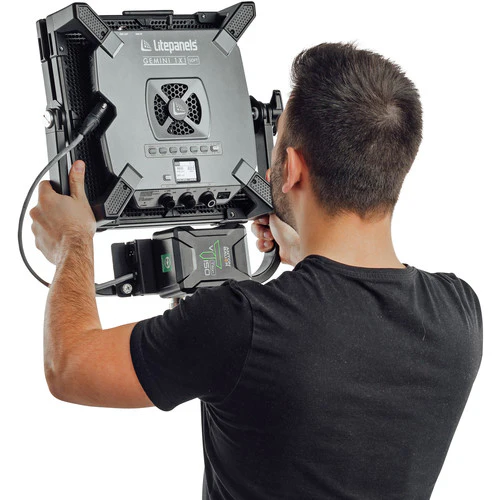 Litepanels Gemini 1x1 Soft RGBWW Panel Standard Yoke Bare Ends Litepanels - Image 8
