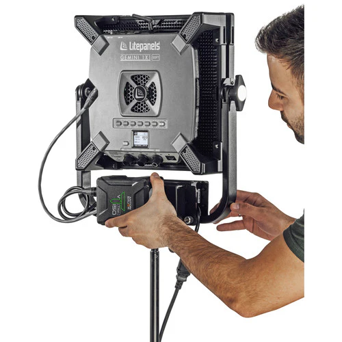 Litepanels Gemini 1x1 Soft RGBWW Panel Standard Yoke Bare Ends Litepanels - Image 9